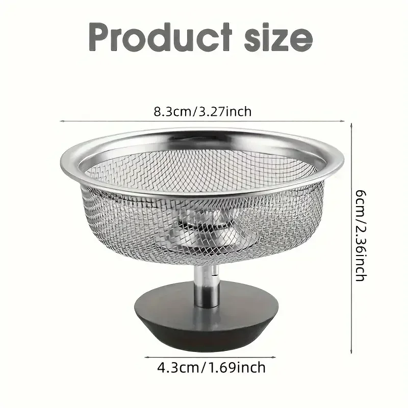 2Set Kitchen Sink Strainer Wit - Commercial Kitchen Bin recension och pris
