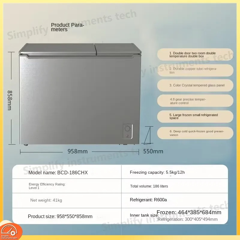 Large Capacity Double Door Hou - Commercial Chest Freezer recension och pris