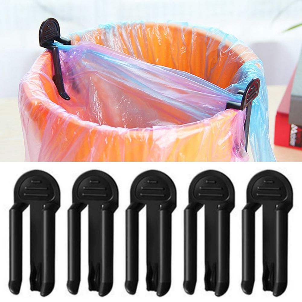 2/5Pcs Plastic Garbage Bag Cli - Commercial Kitchen Bin recension och pris