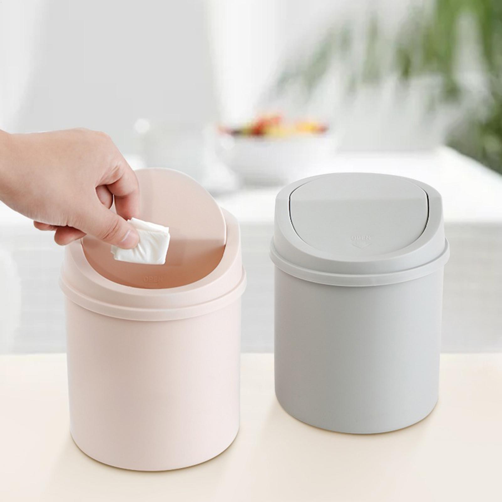1Pc Desktop Mini Trash Can Wit - Commercial Kitchen Bin recension och pris