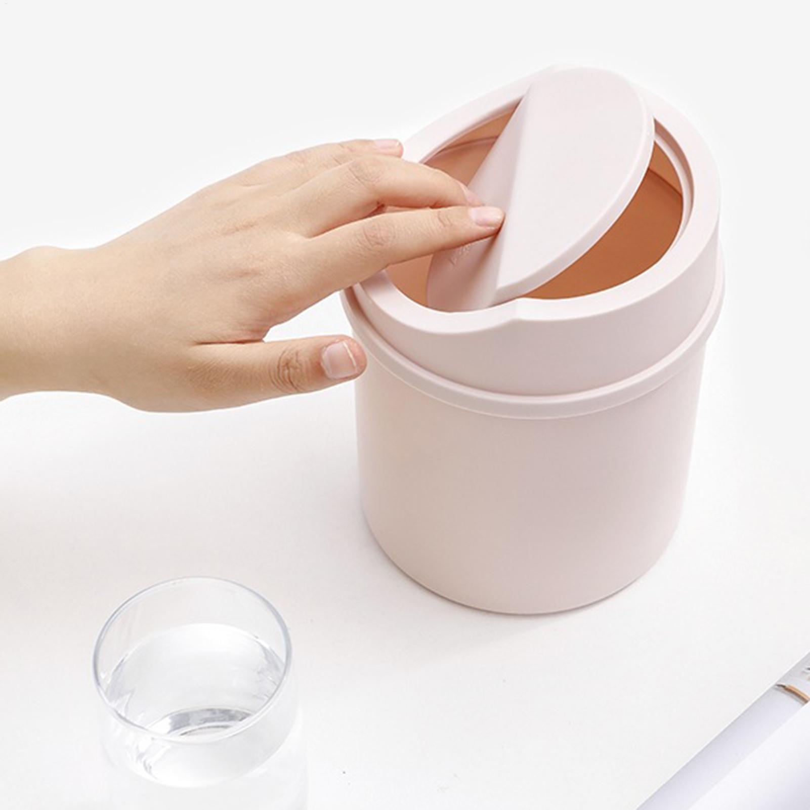 1Pc Desktop Mini Trash Can Wit - Commercial Kitchen Bin recension och pris